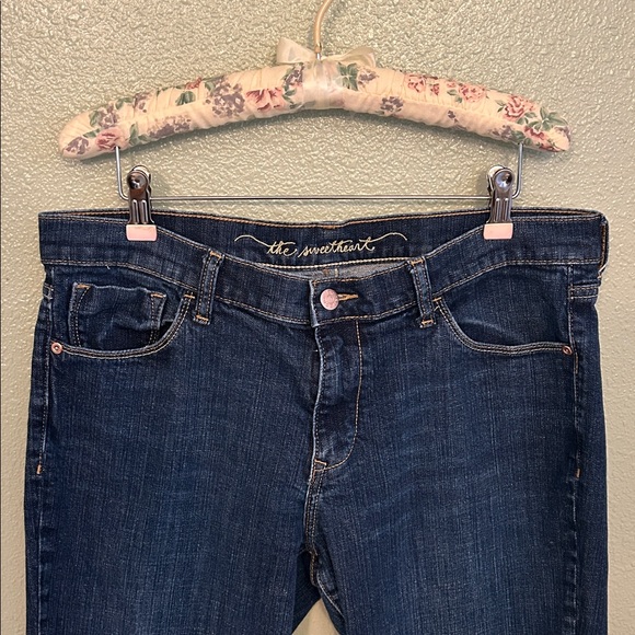 Vintage Old Navy Long Low Rise Sweetheart Bootcut Jeans - actual low rise - Picture 2 of 5
